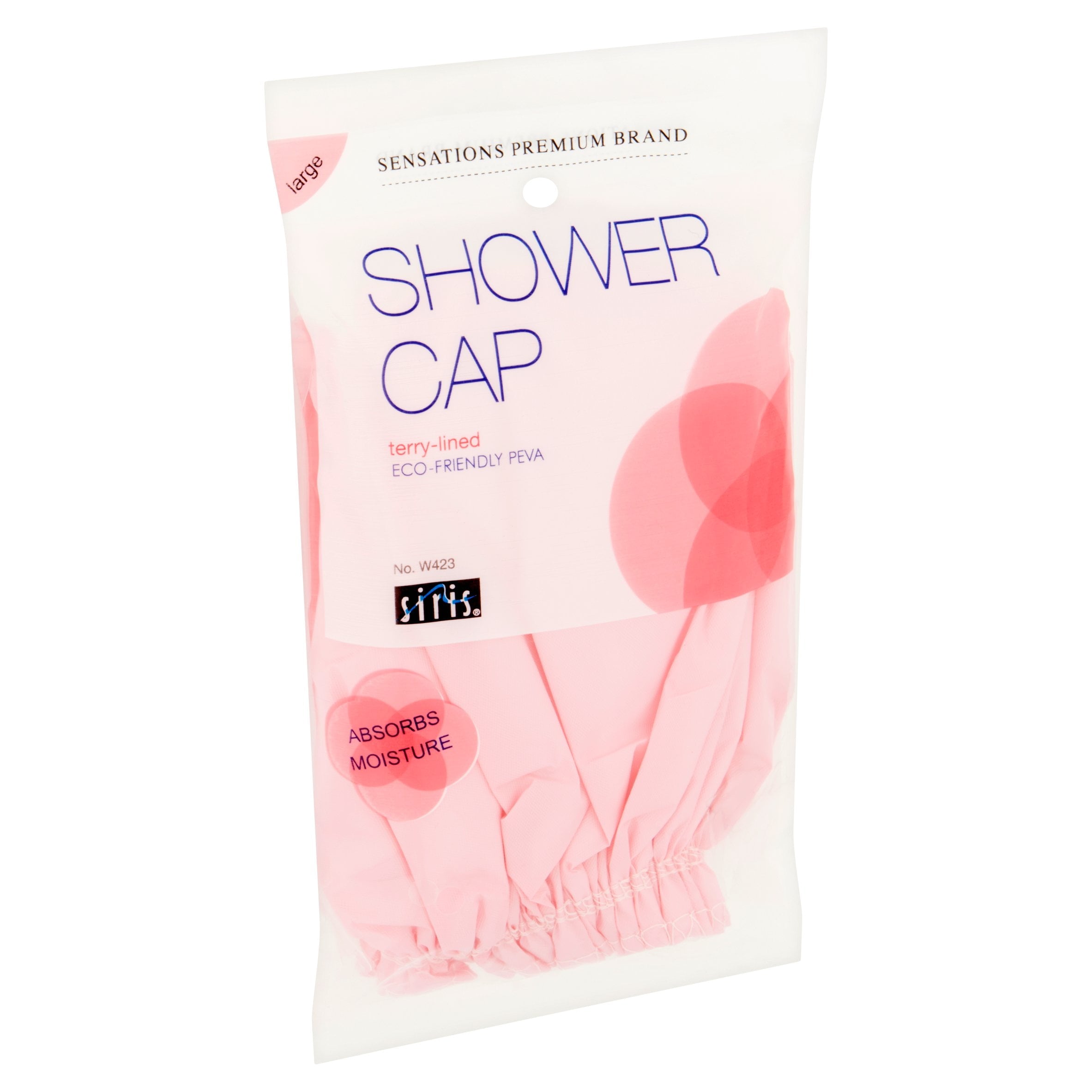 Siris Sensations Premium Brand Large Terry-Lined Shower Cap W423 - Image 2