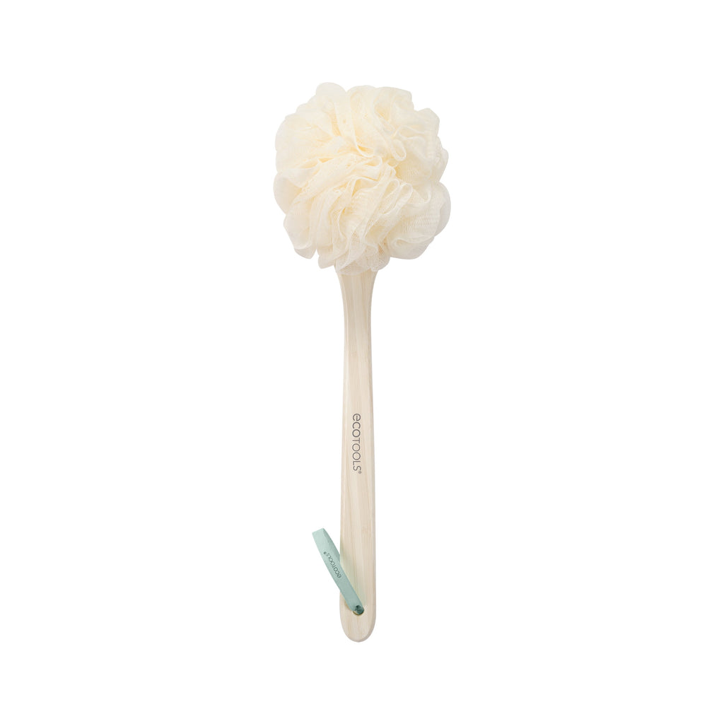Brush, Loofah & Handle, Recycled Mesh Netting, for Adults, 1 Count - Image 2