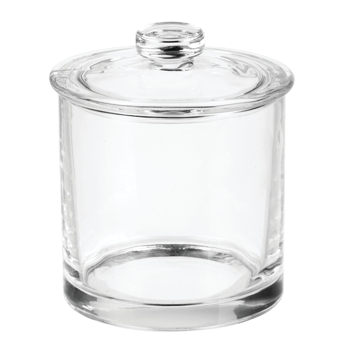 Small Glass Apothecary Vanity Jar, Clear - Image 3