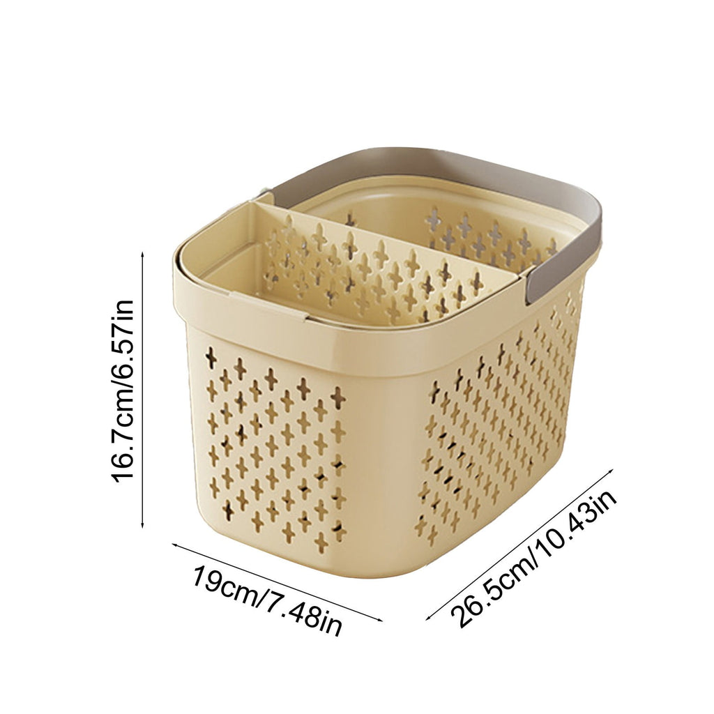 Multifunctional Handheld Bath with Unique Wet and Dry Separation, Organized Bathroom Storage Solution for Toiletries ... - Image 3