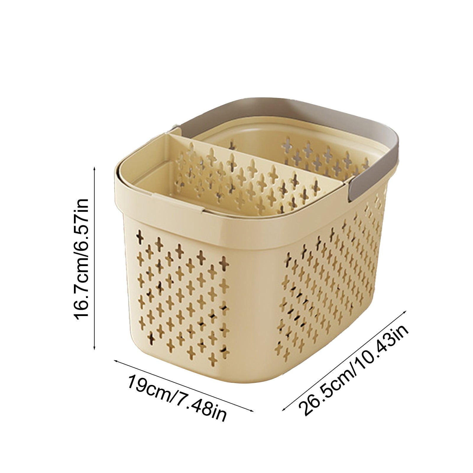 Multifunctional Handheld Bath with Unique Wet and Dry Separation, Organized Bathroom Storage Solution for Toiletries ... - Image 3