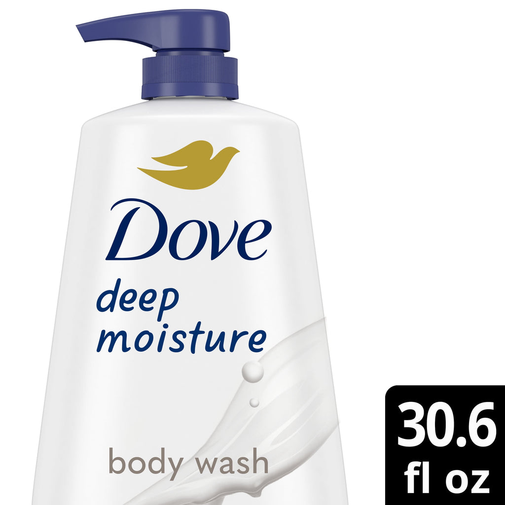 with Pump for 24hr Lotion-Soft Skin Deep Moisture Moisturizing Skin Cleanser with No Sulfates No Parabens, 30.6 fl oz - Image 2