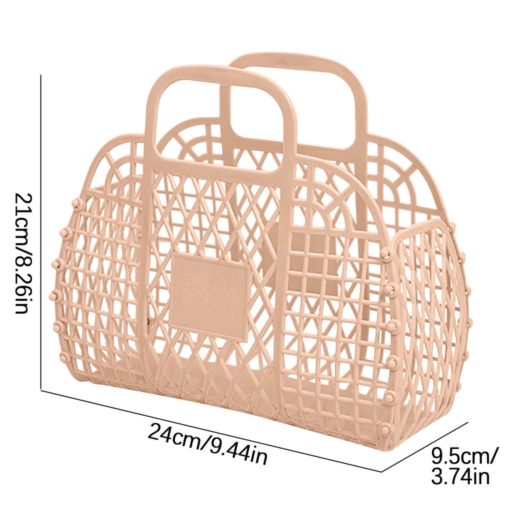 Deagia Shower Caddy on Clearance Bathroom Hollowed Out Wash Storage Basket Bath Basket Plastic Bath Basket Foldable Mesh Hand Basket Bath Ba - Image 3