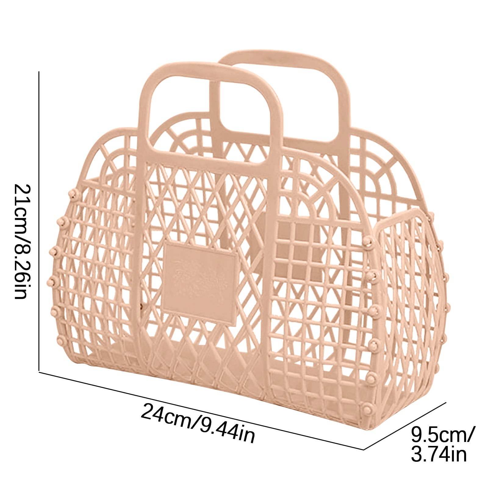 Deagia Shower Caddy on Clearance Bathroom Hollowed Out Wash Storage Basket Bath Basket Plastic Bath Basket Foldable Mesh Hand Basket Bath Ba - Image 3