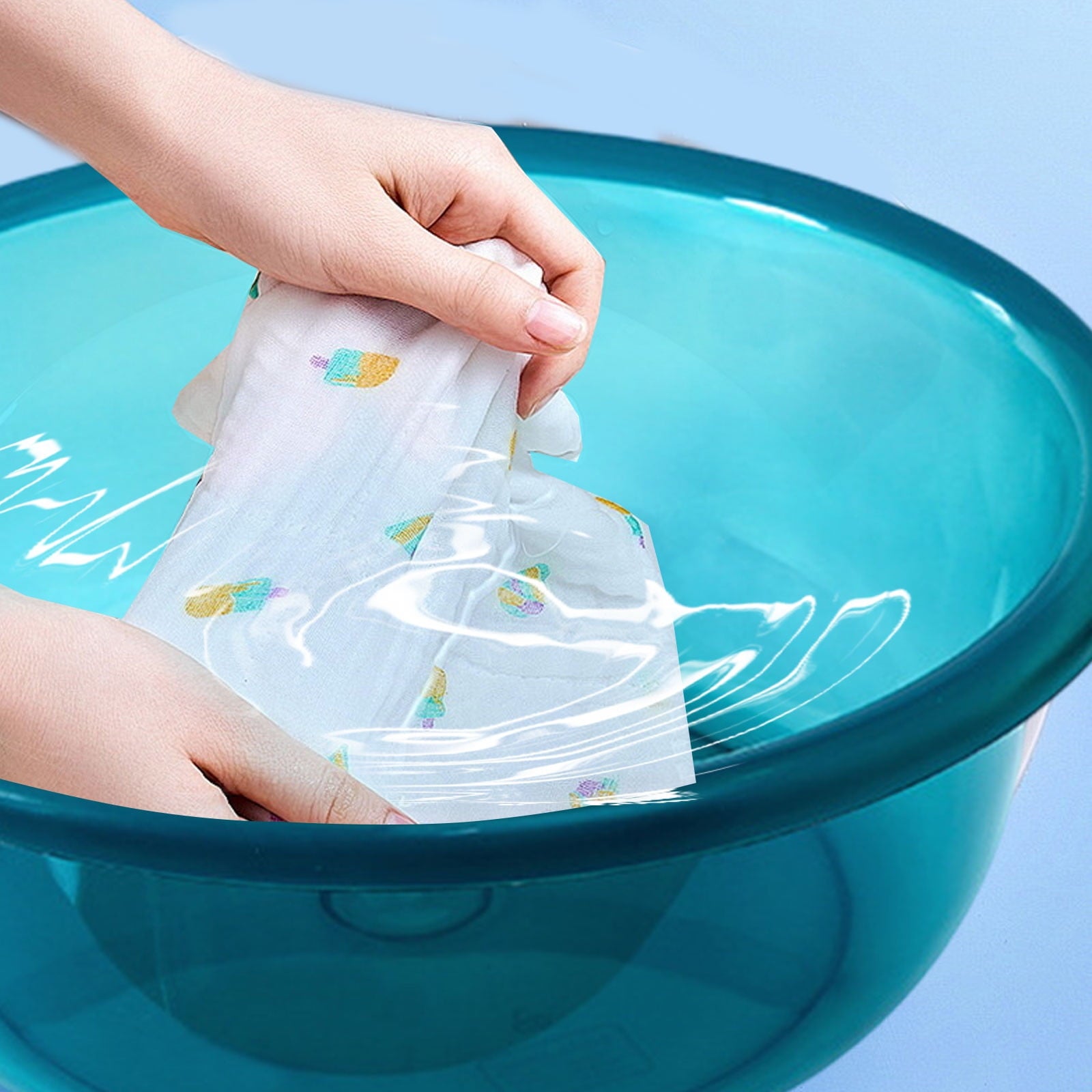 Containers Thickened Plastic Wash Basin, Multi-Purpose Laundry Tub, Portable Foot Bath Bowl, Durable Household Sink, ... - Image 4