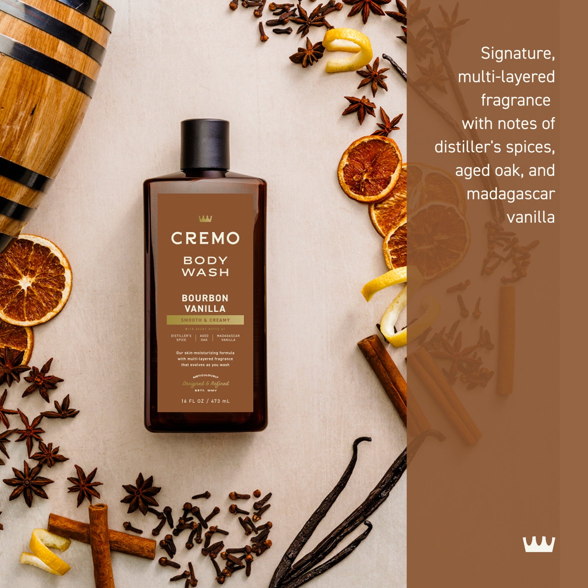 Wash, Bourbon Vanilla, 16 fl oz - Image 2