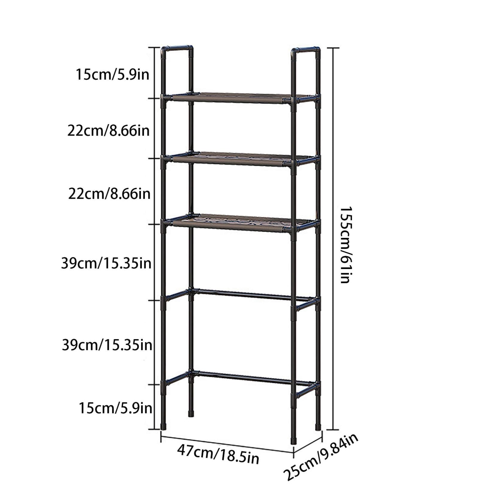 3‑Tier The Toilet Storage Rack, Space‑saving Bathroom Organizer Shelf for Toiletries, Cosmetics and Daily Essentials,... - Image 2