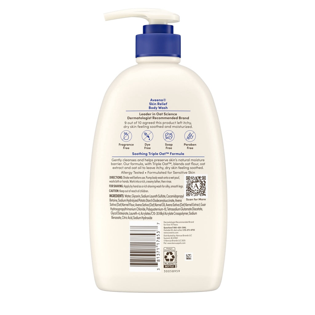Body Wash Soap, Fragrance Free Shower Gel for Sensitive , 33 fl oz - Image 5