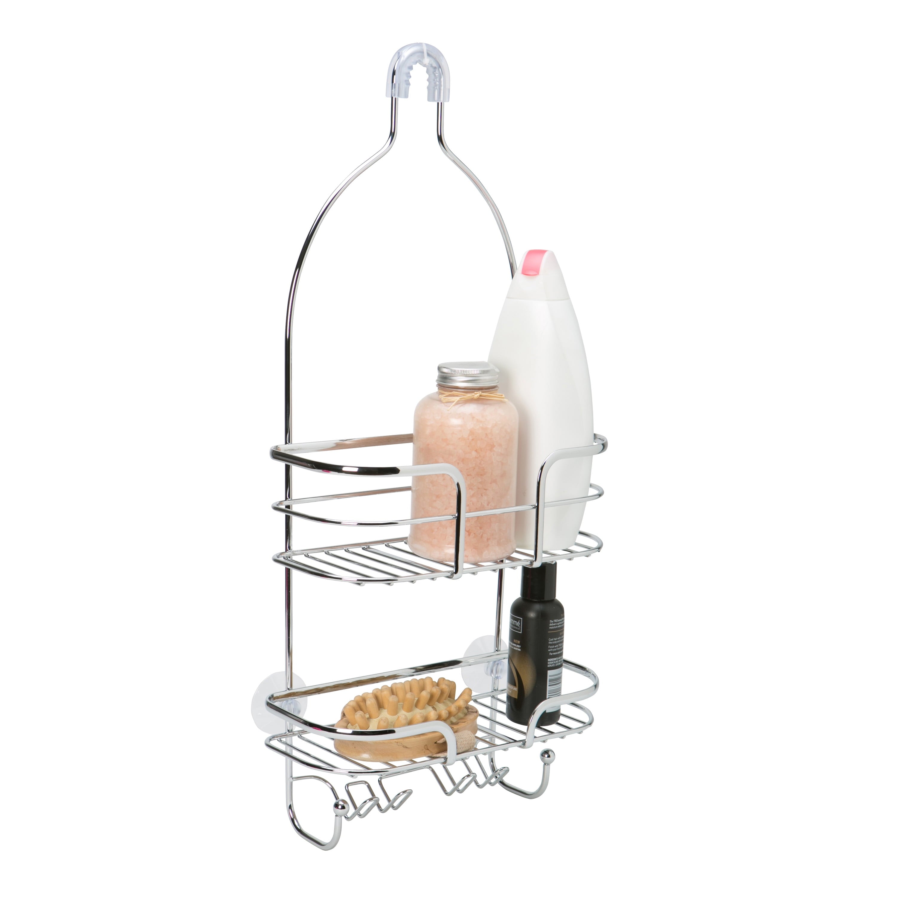 Bath Bliss Holland Steel Shower Caddy in Chrome - Image 3