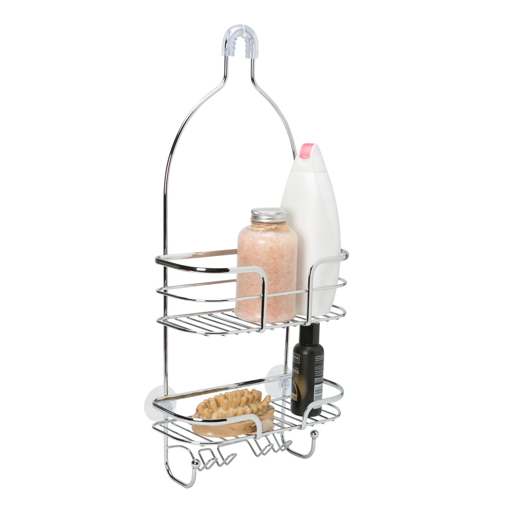 Bath Bliss Holland Steel Shower Caddy in Chrome - Image 3