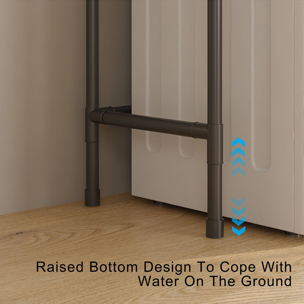 Over the Toilet Storage Cabinet Rack 3 Tier Bathroom Organizers and Storage with Hooks - Image 5