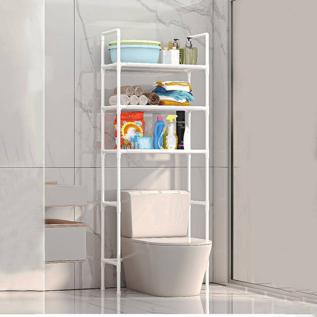 Bathroom Organizer Over Toilet Storage, 3-Tier Toilet Shelf Bathroom Shelves Over Toilet, Above Toilet Storage Rack B... - Image 2