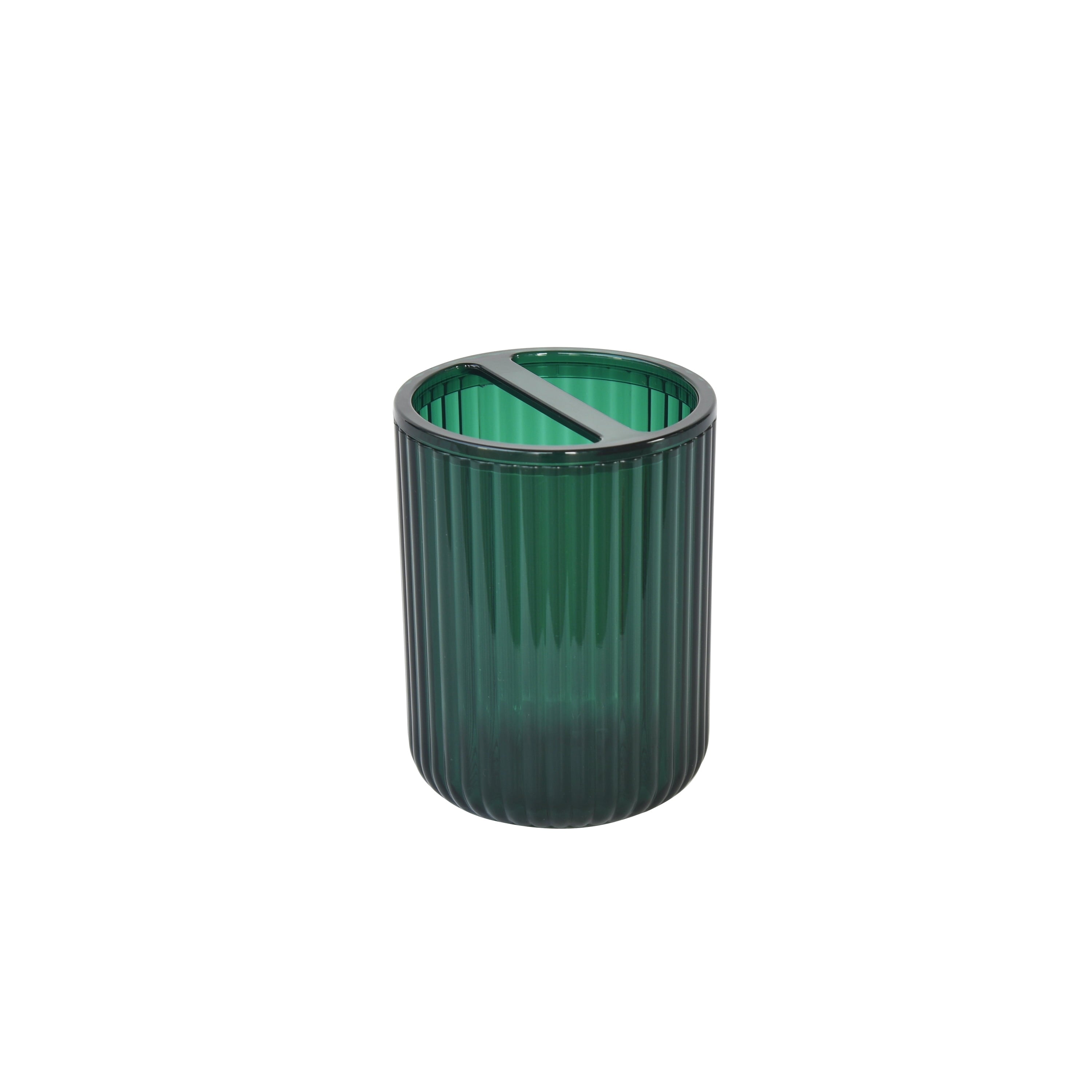 Plastic Toothbrush Holder, Green - Image 3