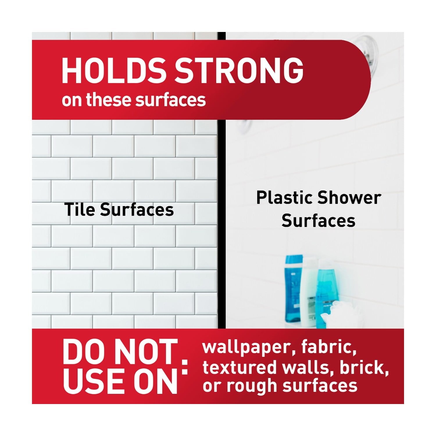 Holder, White, Plastic, 1 Holder, 2 Medium Strips, Hold 2 lbs - Image 5