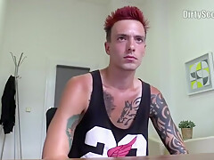 141 - Tattooed Punk Gets A Good Sum Of Cash To Get Ass Fucked By An Agent