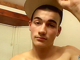 18 Year Old, Cute, Straight Guy Cums in Sex Toy - Money