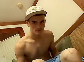 18 Year Old, Cute, Straight Guy Cums in Sex Toy - Money