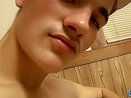 18 Year Old, Cute, Straight Guy Cums in Sex Toy - Money