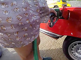 199 FREEBALLING SATIN BOXER SHORTS GET FUEL POST OFFICE