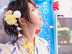 240710花火大会へ向かう女子をゲットb4