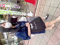 2k 60fps 【交渉痴漢⑦】練○区の某大学の芸術学部生2人組にキャンパス内の階段の踊り場で生挿入＆ぶっかけ