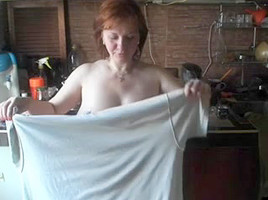 A Redhead-big beautiful woman-Step mother I'd Like To Fuck with Giant Breasts