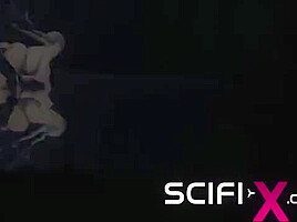 A sexy hottie gets fucked by a female alien in a cave on an exoplanet