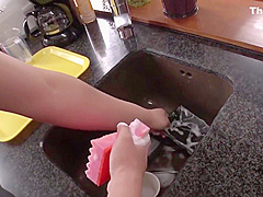 Amateur Asian Lady Blowjobs And Jerking