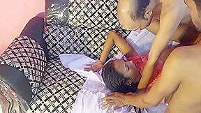 Amateur Threesome Ebony teen 18+ Girl And Two Guys - 2