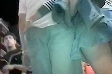Amateur college girl public upskirt ass video