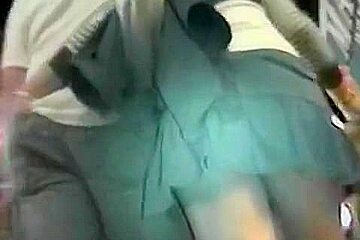 Amateur college girl public upskirt ass video