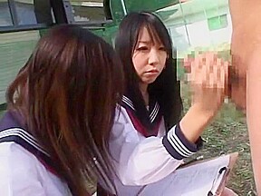 Amazing Japanese chick Ruka Namiki, Ema Kisaki, Rui Yazawa in Exotic Outdoor, Girlfriend JAV clip