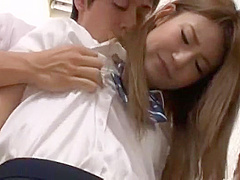 Amazing Japanese model Rino Akane, Nao Niigaki, Haruki Aoyama in Best College, Doggy Style JAV movie