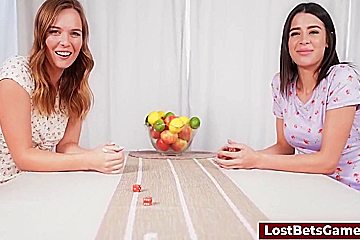 Amazing Lesbian Fun After Playing Strip Dice