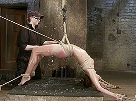 Amber Rayne in Amber Rayne Live Show 2 - Drawn And Quartered - HogTied