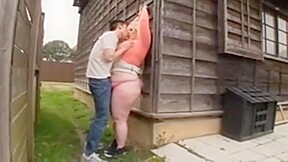 American BBW have fun in japan