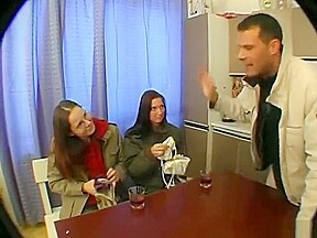 Anal threesome with 2 eastern european beauties