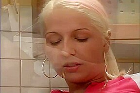 Angela Stone Fingering Herself In The Kitchen