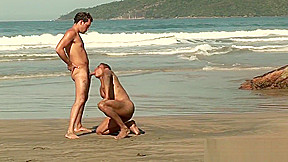 Antony Barebacks Alber at the Beach