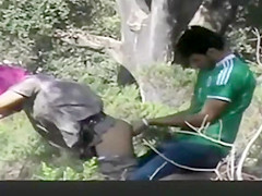 Arab couple spied having sex outdoors