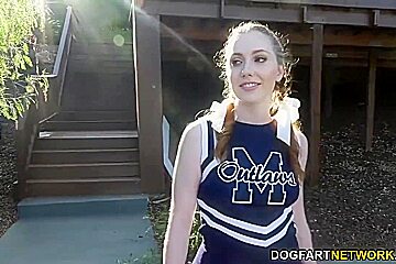 Arietta Adams - All You Can Eat Bbc Buffet With Cheerleader Arietta