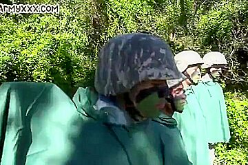 Army Wild Gay Fucked Outdoor In Missionary In Anal Hole