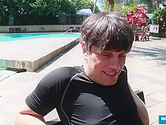 As we know, Julia is determined to suck a load out of Alex every day, why would he be hiding?!