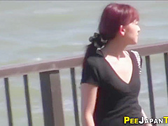 Asian Babe Public Peeing