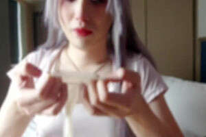 Asian Femboy Goes Black