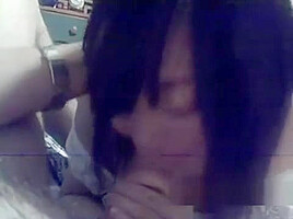 Asian Hottie Handjob Big Stiff Cock