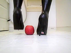 Asian Thigh High Boots Crush Apple