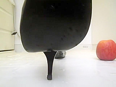 Asian Thigh High Boots Crush Apple