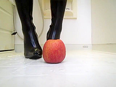 Asian Thigh High Boots Crush Apple