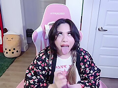 Asian Waifu Sucks Your Cock And Counts Down For Your Cum  (joi)